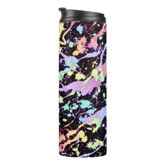 虹のインクのスプラッシュエクストリーム： タンブラー (回転右)