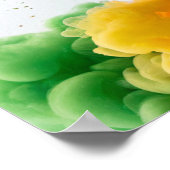 虹のインクの滝（水） ポスター (角)