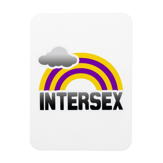 虹のインターセックス マグネット (縦)