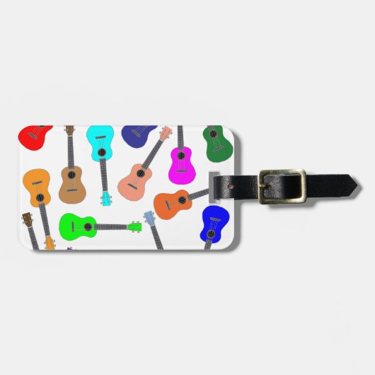 虹のウクレレ ラゲッジタグ (正面横)
