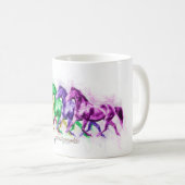 虹のウマ科のなコーラスライン コーヒーマグカップ (正面右)