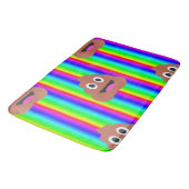 虹のウンチ絵文字バスマット浴場 バスマット (アングル)