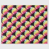 虹のウンチEmoji ラッピングペーパー (フラット)