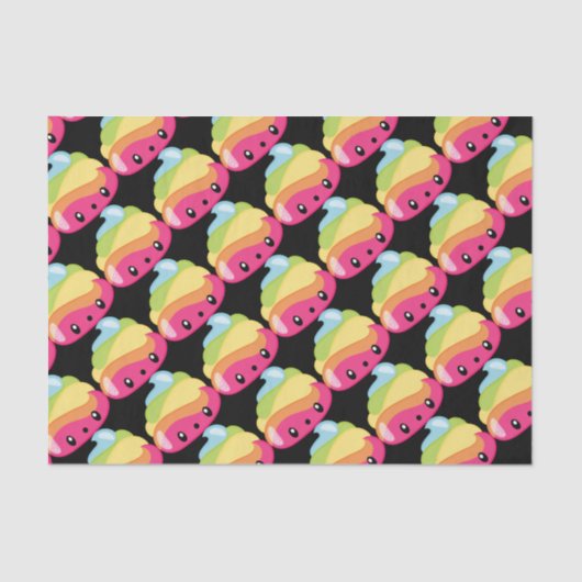 虹のウンチEmoji 薄葉紙 (正面)