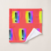 虹のエキサイティングなバスタオルセット  バスタオルセット (ウォッシュタオル)