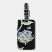 虹のオーガニックな抽象芸術 ラゲッジタグ (正面縦)