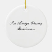 虹のオーナメント セラミックオーナメント (裏面)