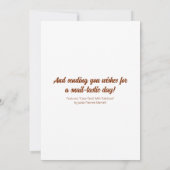 虹のカタツムリの味覚の日とかわいいカタツムリ | カード (裏面)