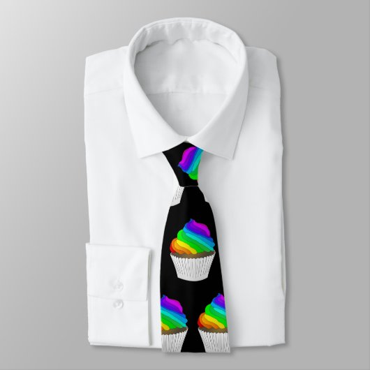 虹のカップケーキ ネクタイ (タイ)