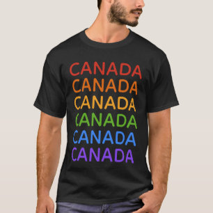 虹のカナダのワイシャツ及びジャケット Tシャツ