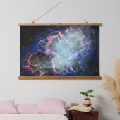 虹のカニ星雲 吊り下げ型タペストリー (寝室)
