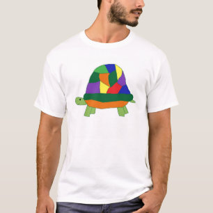 虹のカメの服装 Tシャツ