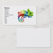 虹のカメレオンの名刺 名刺 (正面/裏面)