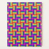 虹のカラフルブロック プランナー手帳 (裏面)