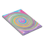 虹のカラフル渦 ノートブック (右側)