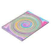 虹のカラフル渦 ノートブック (左側)