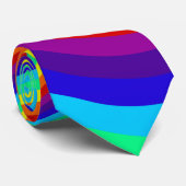 虹のカラーパレット、ストライプので多彩なパターン2 ネクタイ (ロール)