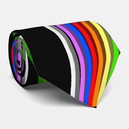 虹のカーブ ネクタイ (ロール)