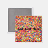 虹のキャンディの散水 マグネット (正面/裏面)