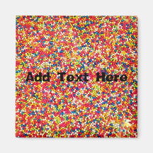 虹のキャンディの散水