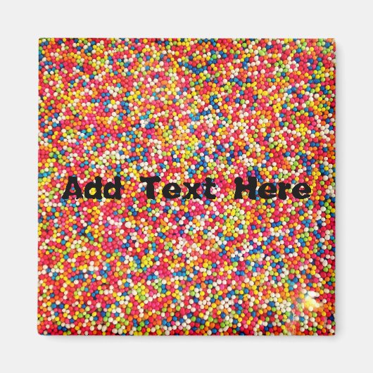 虹のキャンディの散水 マグネット (正面)