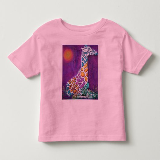 虹のキリン トドラーTシャツ (正面)