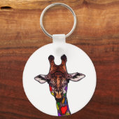 虹のキリンKeychain キーホルダー (正面)