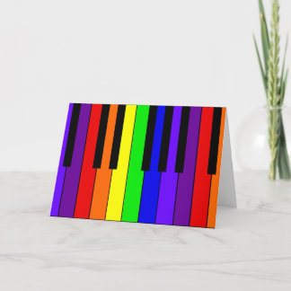 虹のキーボード カード
