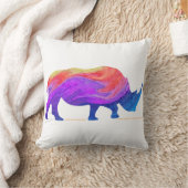 虹のクッション クッション (ブランケット)