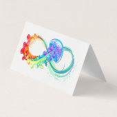 虹のクラゲとの無限大 名刺 (裏面)