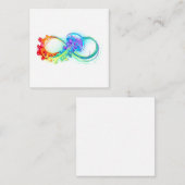 虹のクラゲの無限大 エンクロージャーカード (正面/裏面)