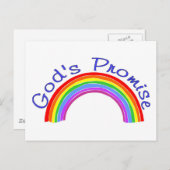 虹のクリスチャンとの神の約束 ポストカード (正面/裏面)