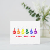 虹のクリスマスツリー シーズンポストカード (スタンド正面)