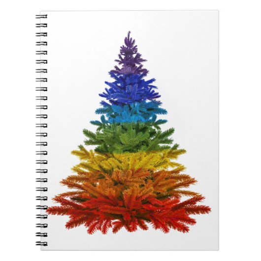 虹のクリスマスツリー ノートブック (正面)