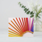 虹のクレヨン ポストカード (スタンド正面)