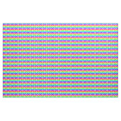 虹のグラデーションの平和のサインと輪郭パターン ファブリック (ヤード)