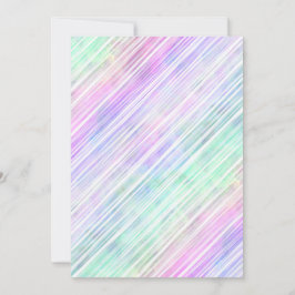 虹のグラデーションストライプのブラシストローク： 招待状