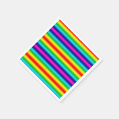 虹のグラデーション スタンダードカクテルナプキン (角)