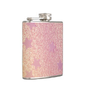 虹のグリッターおよび星 フラスク (右)