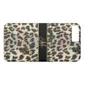 虹のグリッターのヒョウのiPhone 7のプラスの場合 Case-Mate iPhoneケース (裏面(横))