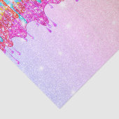 虹のグリッターの明るい色の誕生日の輝き 薄葉紙 (詳細)