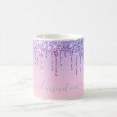 虹のグリッタースパモダンークガーリール台本 コーヒーマグカップ (中央)