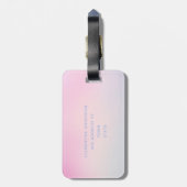 虹のグリッタースパモダンークガーリール台本 ラゲッジタグ (裏面縦)