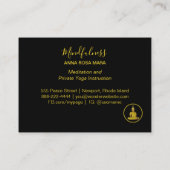 *～*虹のグリッター宇宙瞑想仏  名刺 (裏面)