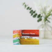 虹のケーキ 名刺 (スタンド正面)