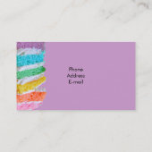 虹のケーキ 名刺 (裏面)