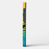 虹のケースメイトiPhoneにブルエレファントを投入 Case-Mate iPhoneケース (裏面 / 左)