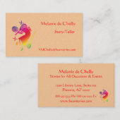 虹のココペリの語り手の名刺 名刺 (正面/裏面)