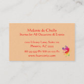 虹のココペリの語り手の名刺 名刺 (裏面)