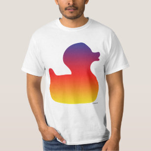 虹のゴム製DuckieのTシャツ Tシャツ